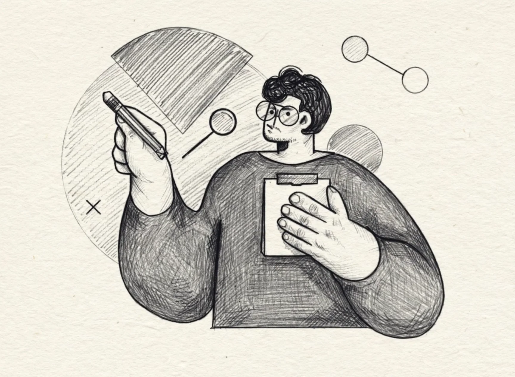 Step by step photo to drawing process illustration